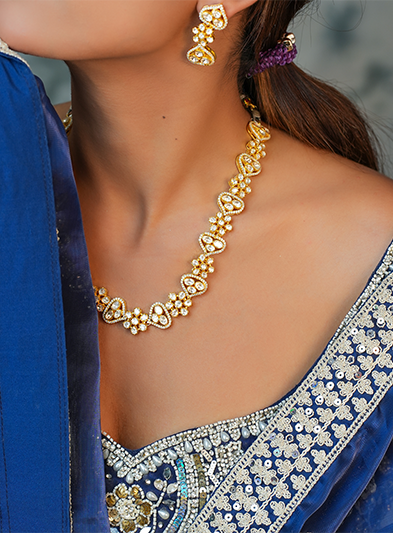 Starlight polki necklace